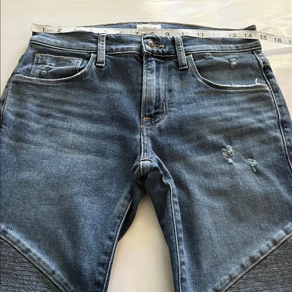 Hudson Jeans Ethan Biker Super Skinny Size 29